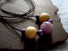 Náhrdelník s modrým achátem OCEANIA