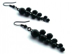 Rudý oválný přívěsek nerez řetízek