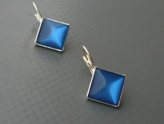 Rudý oválný přívěsek nerez řetízek