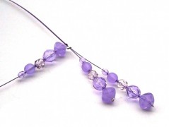 Rudý oválný přívěsek nerez řetízek