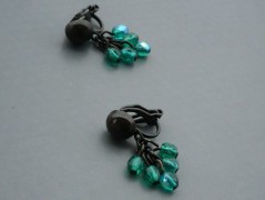 Rudý oválný přívěsek nerez řetízek