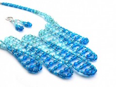 Rudý oválný přívěsek nerez řetízek