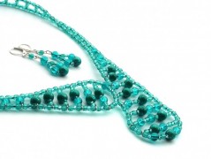 Rudý oválný přívěsek nerez řetízek