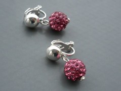 Rudý oválný přívěsek nerez řetízek