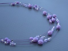 Rudý oválný přívěsek nerez řetízek