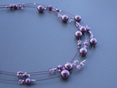 Rudý oválný přívěsek nerez řetízek