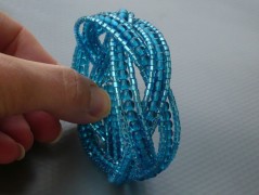 Rudý oválný přívěsek nerez řetízek