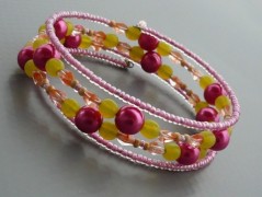 Rudý oválný přívěsek nerez řetízek