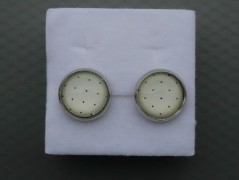 Rudý oválný přívěsek nerez řetízek