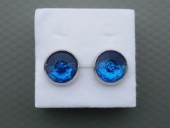 Rudý oválný přívěsek nerez řetízek