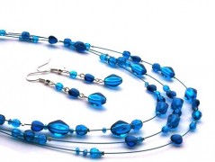 Rudý oválný přívěsek nerez řetízek