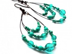 Rudý oválný přívěsek nerez řetízek