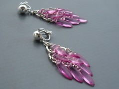 Rudý oválný přívěsek nerez řetízek