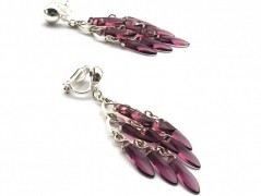 Rudý oválný přívěsek nerez řetízek