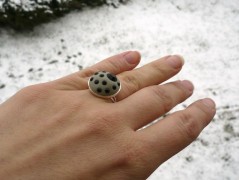 Rudý oválný přívěsek nerez řetízek