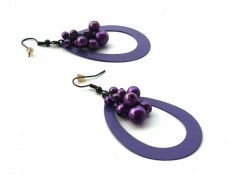 Rudý oválný přívěsek nerez řetízek