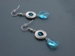 Rudý oválný přívěsek nerez řetízek