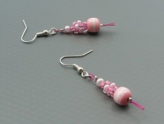 Rudý oválný přívěsek nerez řetízek