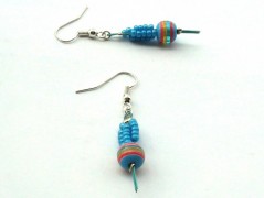 Rudý oválný přívěsek nerez řetízek