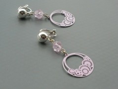 Rudý oválný přívěsek nerez řetízek