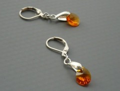 Rudý oválný přívěsek nerez řetízek