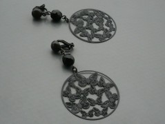 Rudý oválný přívěsek nerez řetízek