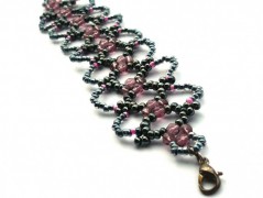 Rudý oválný přívěsek nerez řetízek