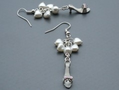 Rudý oválný přívěsek nerez řetízek