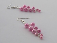 Rudý oválný přívěsek nerez řetízek