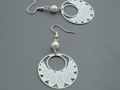 Rudý oválný přívěsek nerez řetízek