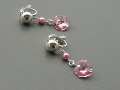 Rudý oválný přívěsek nerez řetízek