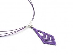 Rudý oválný přívěsek nerez řetízek