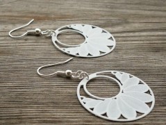 Rudý oválný přívěsek nerez řetízek