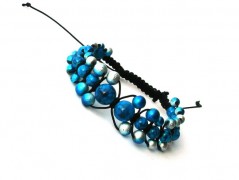 Rudý oválný přívěsek nerez řetízek