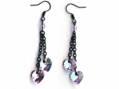 Rudý oválný přívěsek nerez řetízek