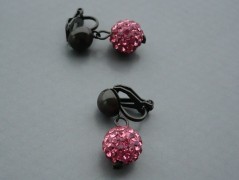 Rudý oválný přívěsek nerez řetízek