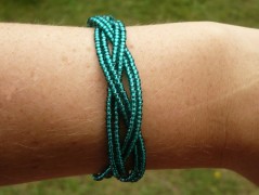 Rudý oválný přívěsek nerez řetízek