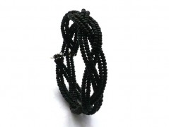 Rudý oválný přívěsek nerez řetízek