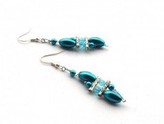 Rudý oválný přívěsek nerez řetízek