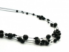 Rudý oválný přívěsek nerez řetízek