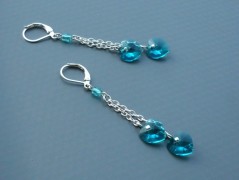 Rudý oválný přívěsek nerez řetízek