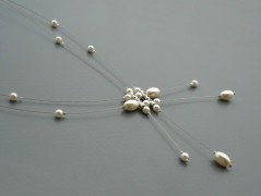 Rudý oválný přívěsek nerez řetízek