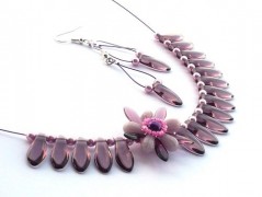 Rudý oválný přívěsek nerez řetízek