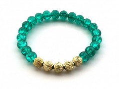 Rudý oválný přívěsek nerez řetízek