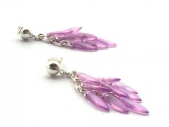 Rudý oválný přívěsek nerez řetízek