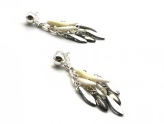 Rudý oválný přívěsek nerez řetízek