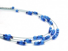 Rudý oválný přívěsek nerez řetízek