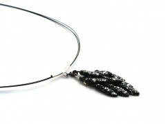 Rudý oválný přívěsek nerez řetízek