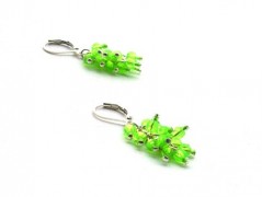 Rudý oválný přívěsek nerez řetízek