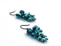 Rudý oválný přívěsek nerez řetízek